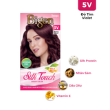  Nhuộm Phủ Bạc Thời Trang Bigen Silk Touch 5V - Đỏ Tím Violet 