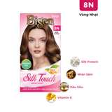  Nhuộm Phủ Bạc Thời Trang Bigen Silk Touch 8N - Vàng Nhạt 