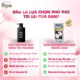  Thuốc Nhuộm Tóc Phủ Bạc Tại Nhà Bigen Xám - Phủ Bạc Thảo Dược, Dưỡng Tóc Mềm Mượt 80ml 