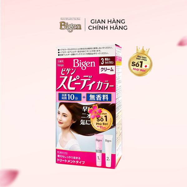  Nhuộm Phủ Bạc Nội Địa Nhật Bigen Nhật 