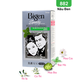  Nhuộm Phủ Bạc Bigen Xám 882 - Nâu Đen 