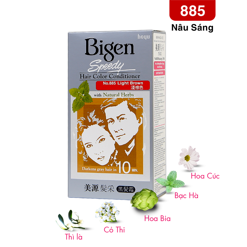  Bigen Xám - 885 Nâu Sáng 