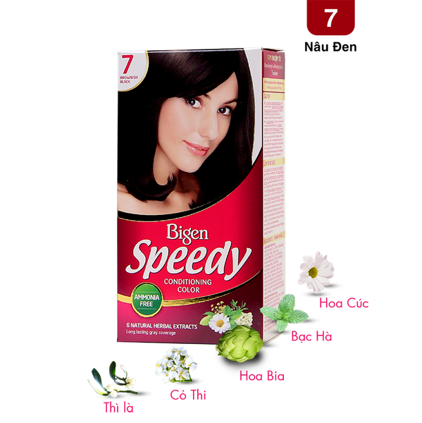  Bigen Speedy Số 7 - Nâu Đen 