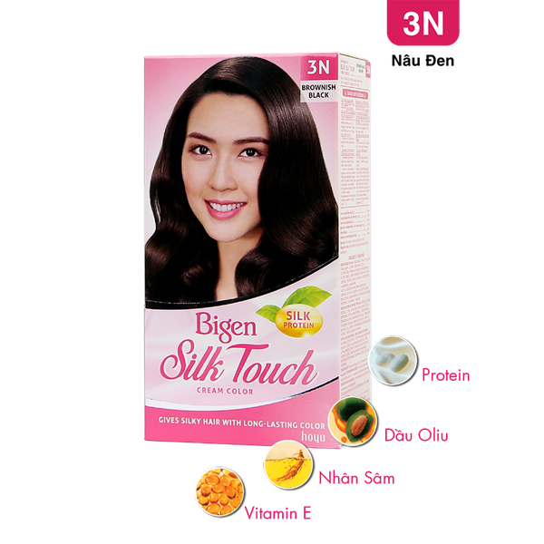  Bigen Silk Touch 3N - Nâu Đen 