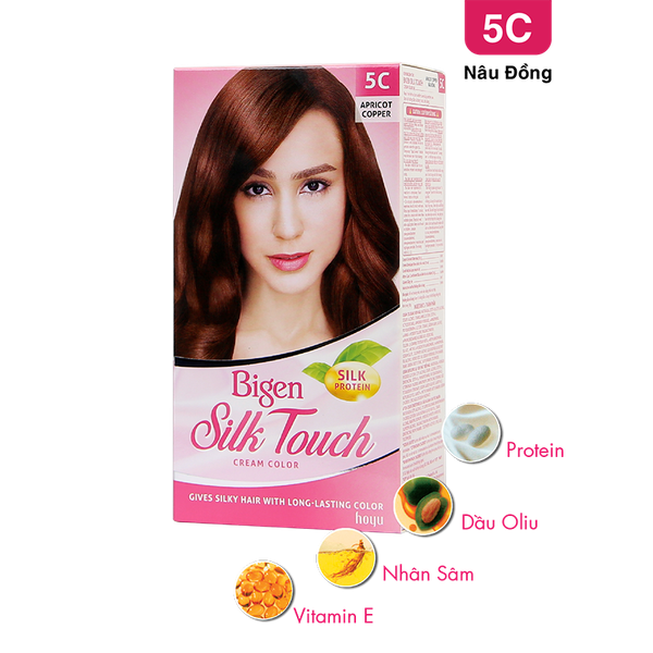  Bigen Silk Touch 5C - Nâu Đồng 