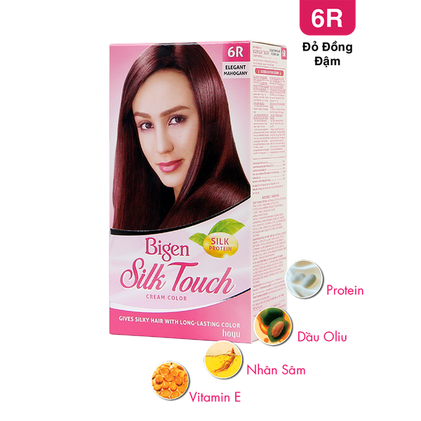  Bigen Silk Touch 6R - Đỏ Đồng Đậm 