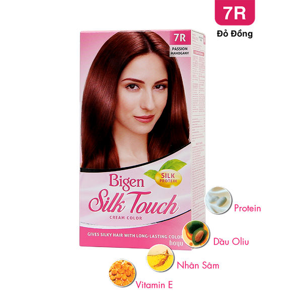  Bigen Silk Touch 7R - Đỏ Đồng 