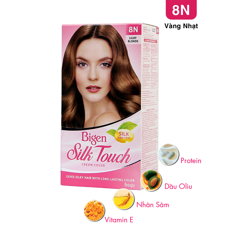  Bigen Silk Touch 8N - Vàng Nhạt 