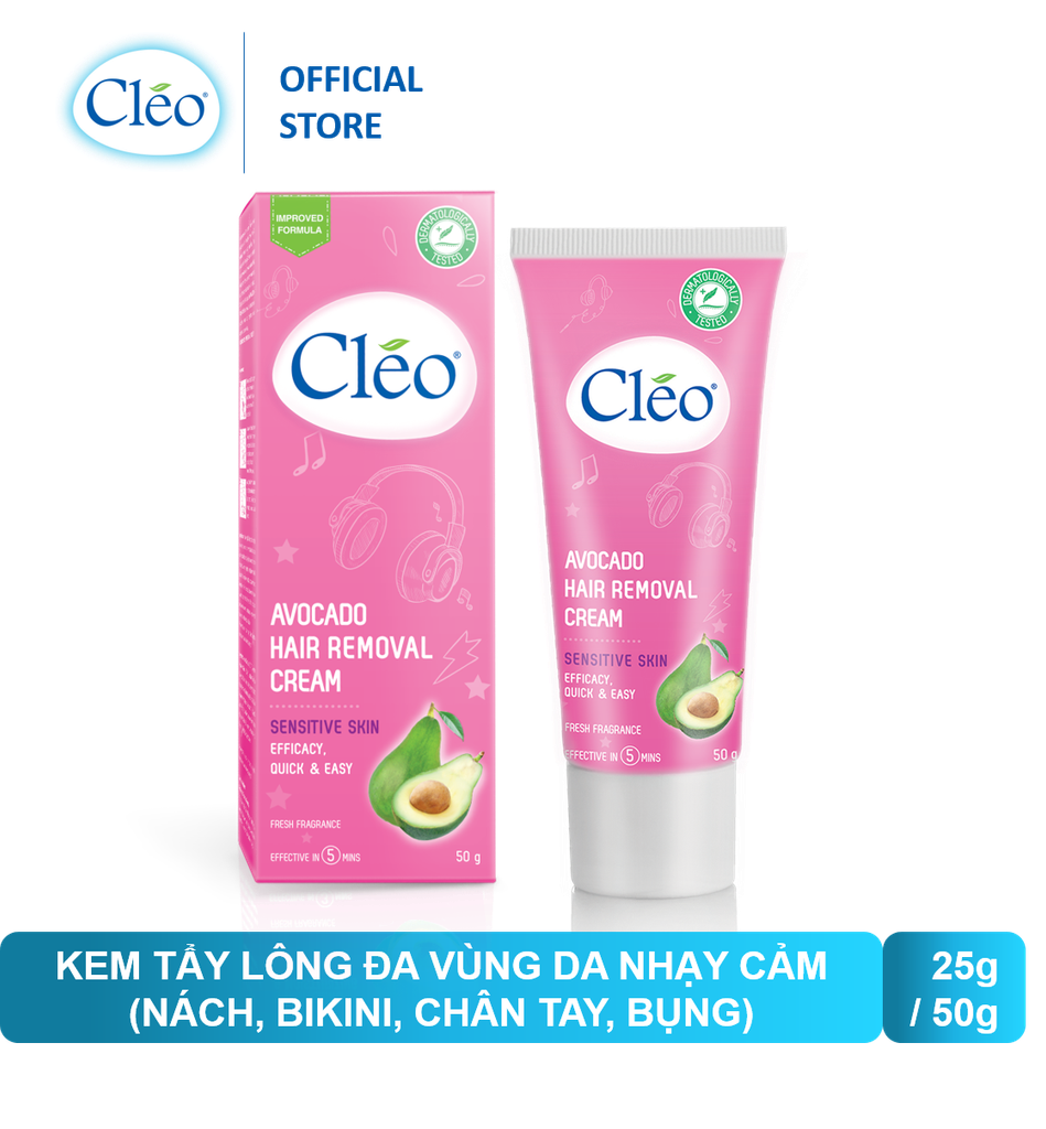 Kem tẩy lông nách cho da nhạy cảm