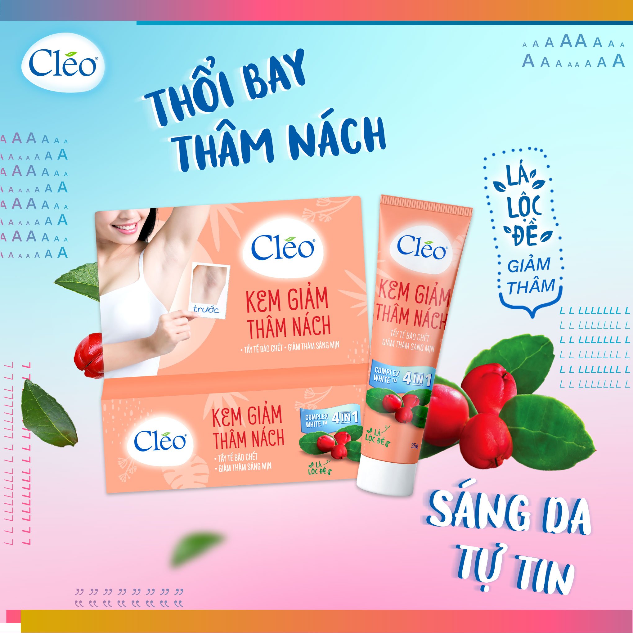 kem giảm thâm nách