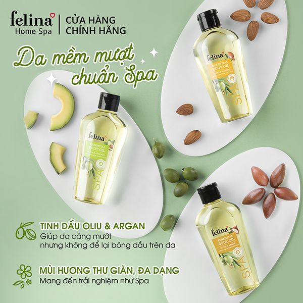 Tinh Dầu Dưỡng Thể Oliu & Argan - 