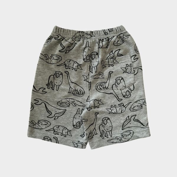  Quần shorts thun bé trai Daniel - Xám xanh 