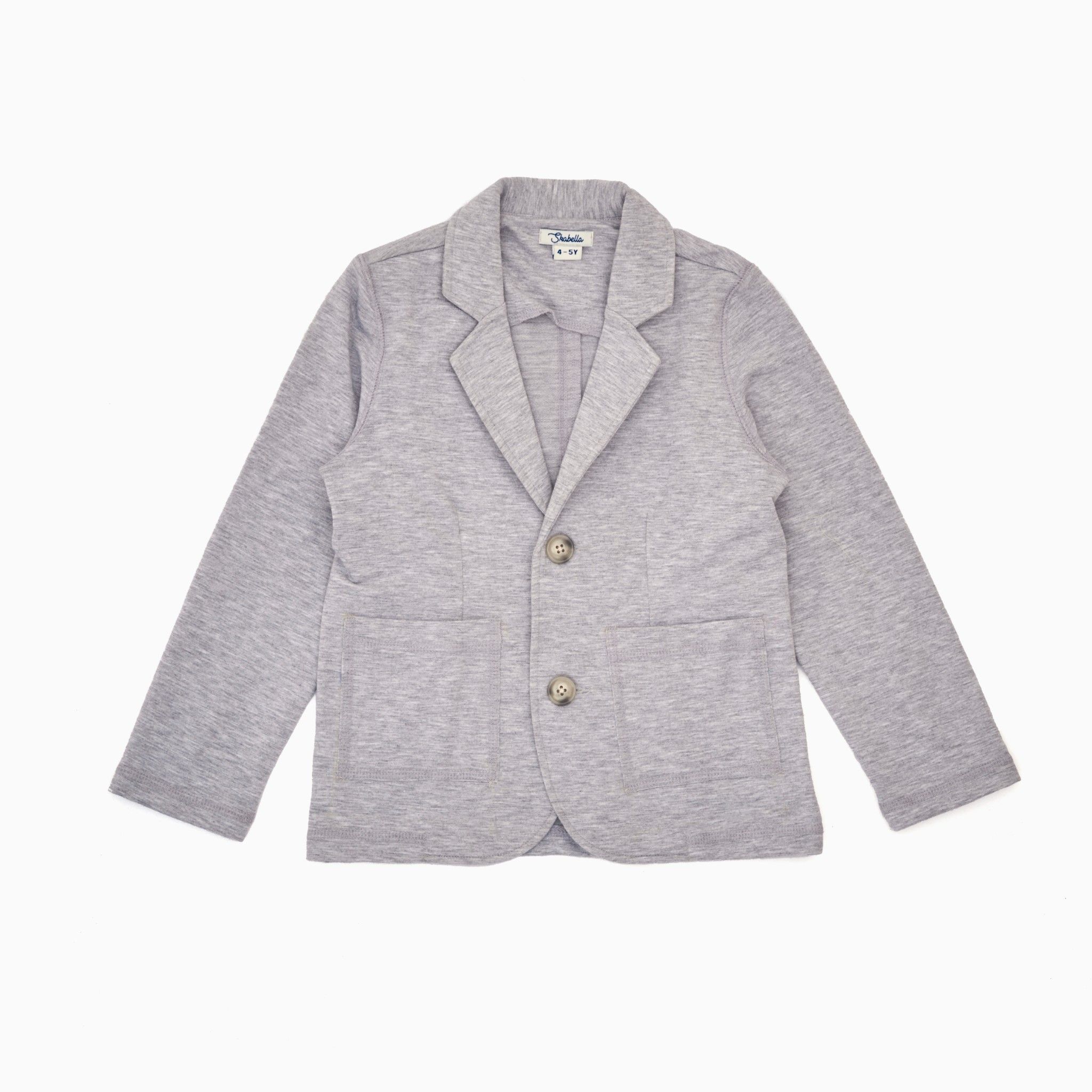  Áo blazer BT Jersey - Thun dày xám 