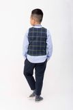  Bộ vest quần dài BT William - Caro xanh 