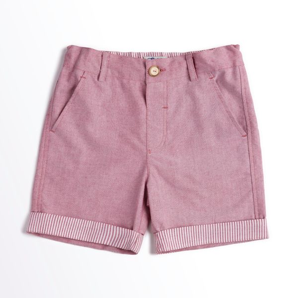  Quần shorts bé trai Liam - Pho đỏ 