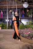  Quần lụa ly gân 