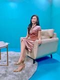  Đầm nhung chữ A 