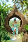  Đầm dài suông tơ loang 