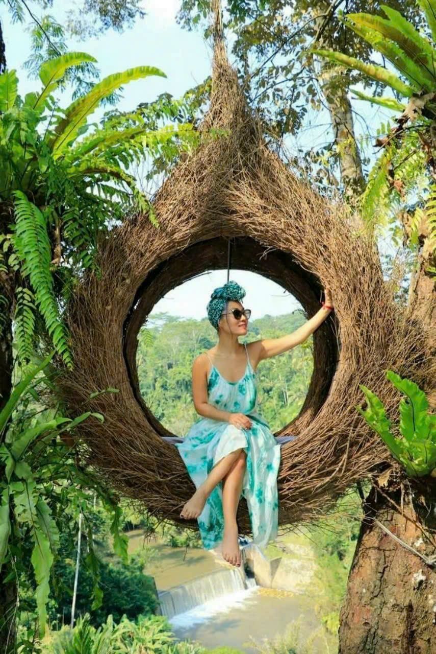  Đầm dài suông tơ loang 
