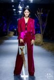  Áo croptop nhung thắt tay 
