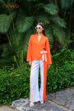  Quần Linen phối 3 màu 