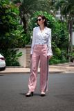  Quần Linen 3 sọc 