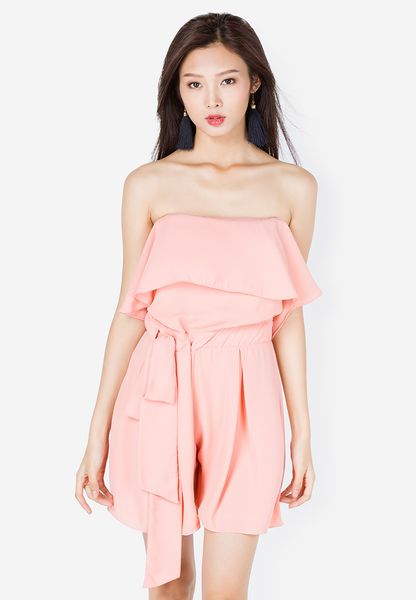  Liền quần short bèo ngực 