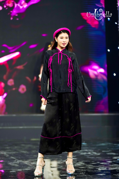  Áo Lụa nơ tay loe 