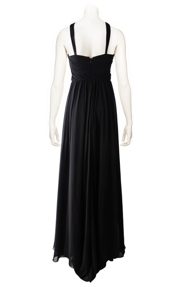  Đầm dài vặn ngực 