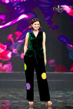  Áo Nhung ghi lê đắp chéo 
