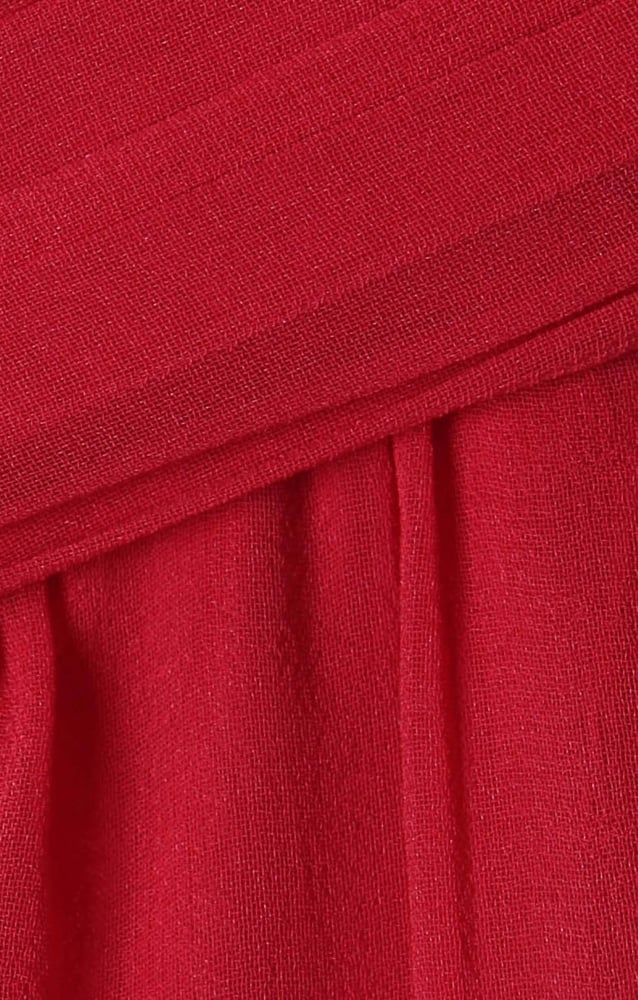  Đầm dài bèo cổ V 