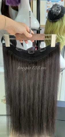 Phím kẹp chữ V thẳng tóc thật 869