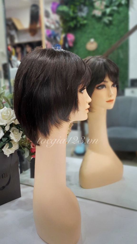 Tóc thật ngắn có da đầu 2823