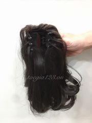 Ngoạm nhỏ xoăn tóc thật 725