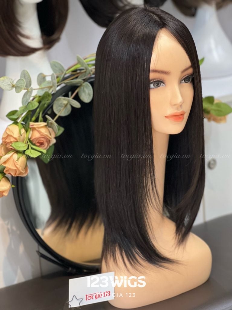 Tóc thật 3/4 có da đầu 5988