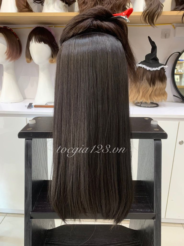 Phím 5 kẹp thẳng tóc thật