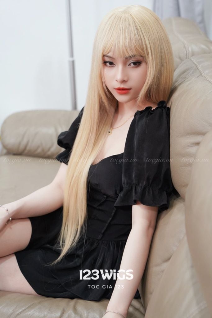 Tóc thật dài có da đầu 70 cm 7965
