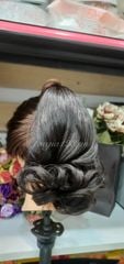 Ngoạm nhỏ xoăn tóc thật 851