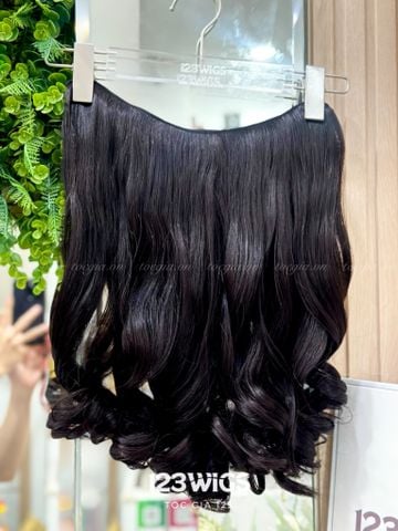 Phím kẹp chữ V xoăn tóc thật 51060