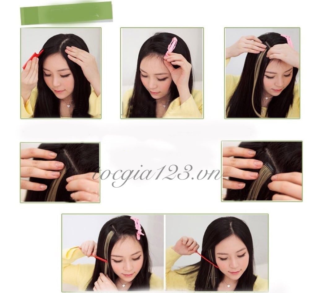 Phím line / highlight tóc thật