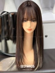 Tóc thật dài thẳng mái thưa, có da đầu 55 cm 5970