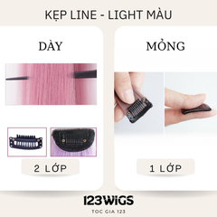 Kẹp line - light màu