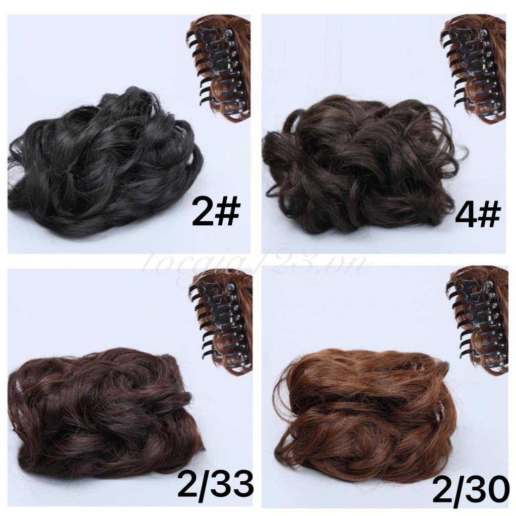 Búi kẹp xoăn trung niên SB1008