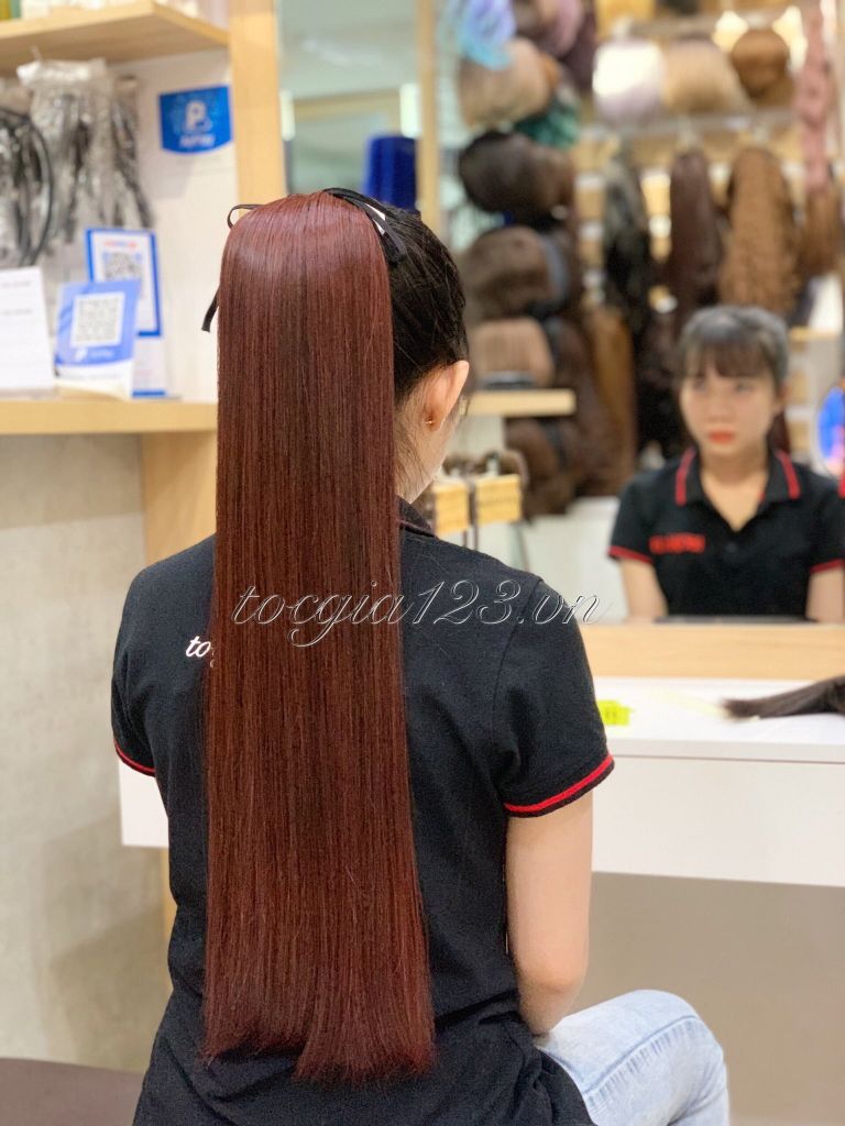 Cột tóc thật