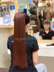 Cột tóc thật