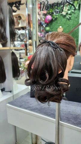 Cột xoăn tóc thật 3888