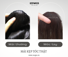 Mái dài cúp tóc thật
