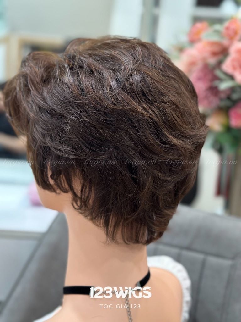 Tóc thật ngắn có da đầu 2972