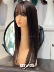 Tóc thật dài thẳng mái thưa, có da đầu 55 cm 5970