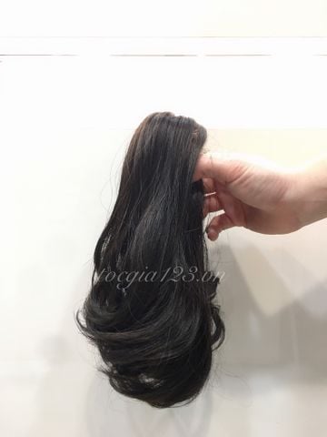 Ngoạm nhỏ xoăn tóc thật 725